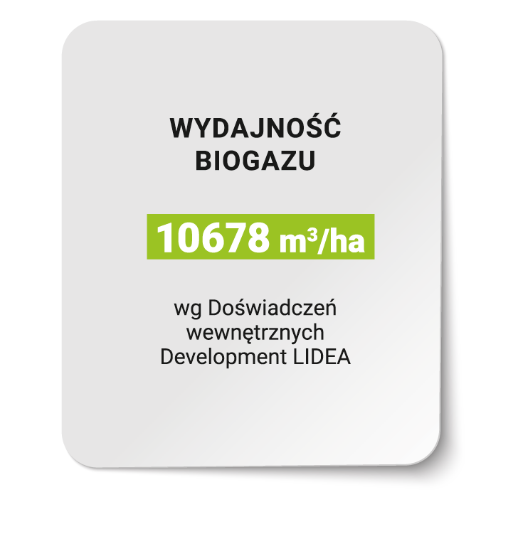 WYDAJNOŚĆ BIOGAZU